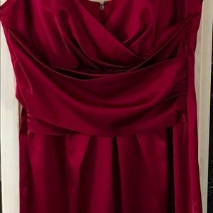 Lovely satin dress. New w/o tags.